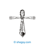 dise�o de tatuaje cruz eterna